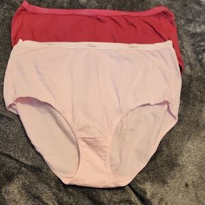 Hanes Women's' Bottoms in Soft Pink and Bold Red